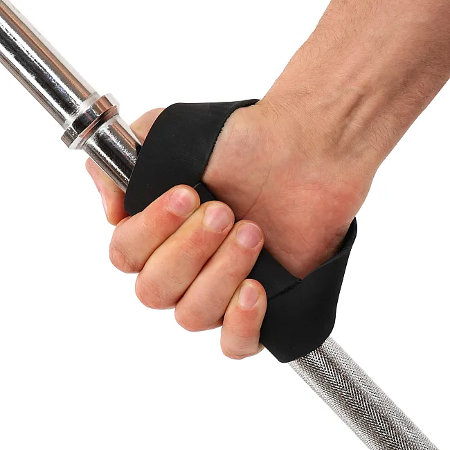 Лямки для тяги вісімки Figure 8 для штанги та важких тренувань POWER STRAP LiveUp LP8772 2шт (Чорний-золотий)