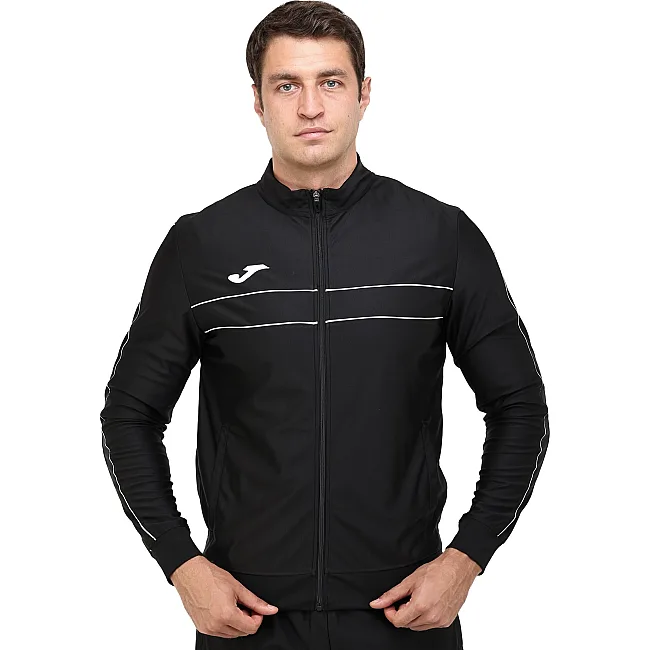 Спортивный костюм кофта на брюки и молнии JOMA SWISSGEARY 103564-102 (Черный-белый)