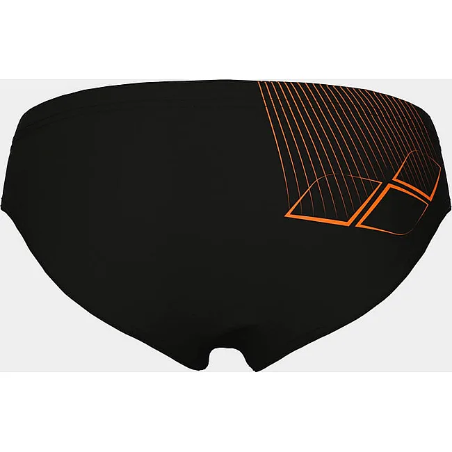 Плавки-слепые для мальчиков Arena BRIGHT SWIM BRIEFS черный, оранжевый (для детей)