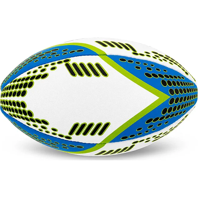 Регбийный мяч SOCCER STAR R-5354-3 (Белый-синий-салатовый)