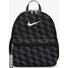 Рюкзак NIKE Y NK BRSL JDI MNI BK-AOP FA25 11L черный, серый (для детей) 25 x 33 x 13 см
