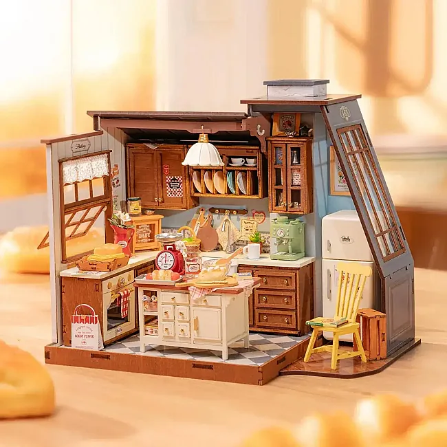 Конструктор 3D міні-будинок Robotime Rolife Baking Kitchen DG172