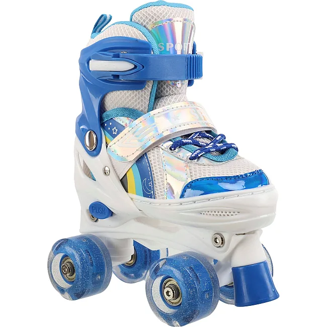 Ролики квады раздвижные SP-PLANETA SPORT OB-8806 (Синий)