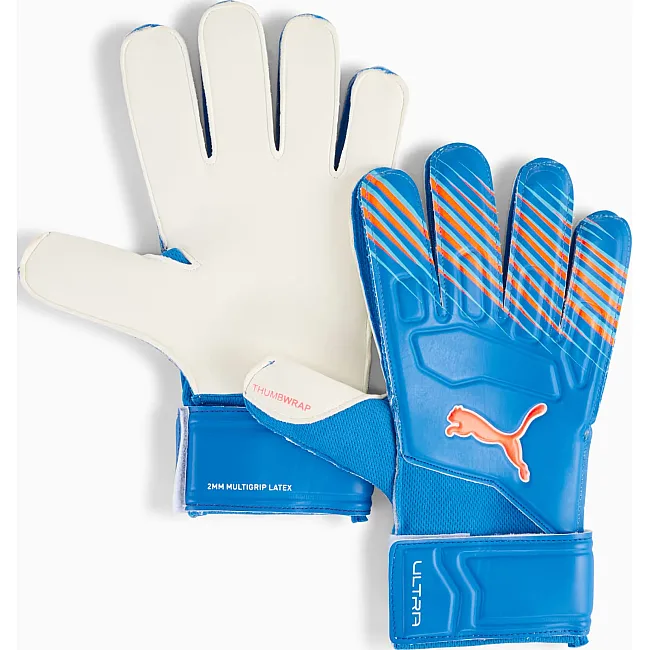 Вратарские перчатки Puma Ultra Play RC голубой, белый