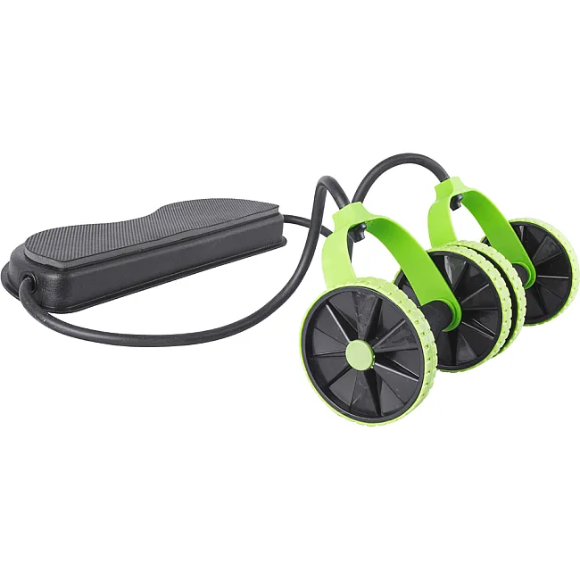 Тренажер многофункциональный, ролики с эспандерами и подставкой inSPORTline AB Roller AR400