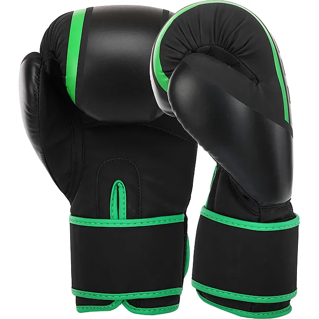 Распродажа! Перчатки для бокса PU HARD TOUCH BO-4250 (Черный-золотой)