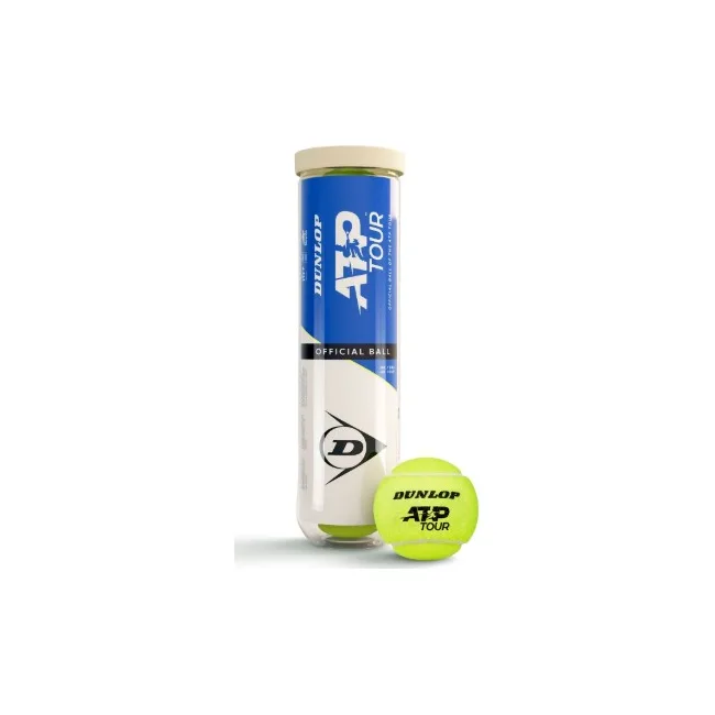 Мячи для тенниса Dunlop ATP TOUR 4B пластик банка