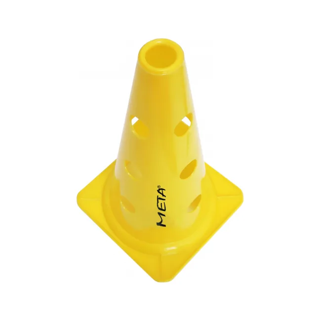 Конус для тренировок META Cone Marker with holes 2.0 желтый 30 см