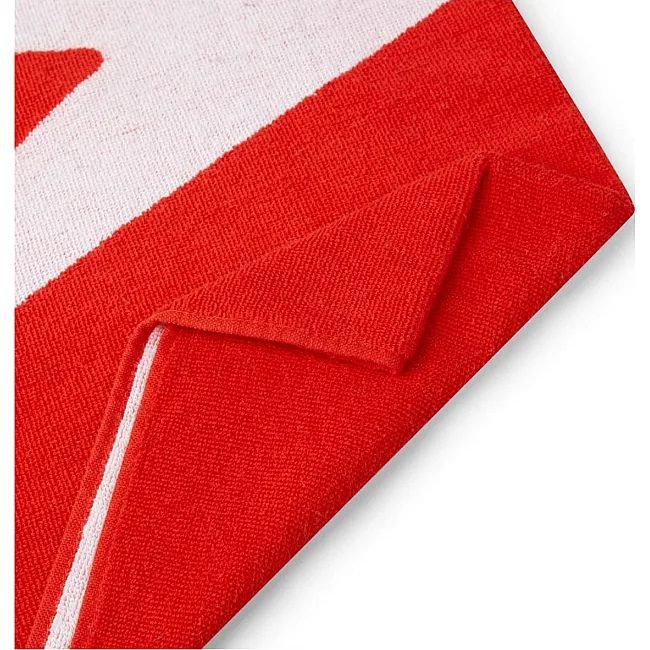 Полотенце Speedo LOGO TOWEL AU красное, белое 75 х 145 см