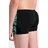 Плавки-боксеры для мальчиков Arena FOAM SWIM SHORT черный, зеленый, бирюзовый