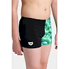 Плавки-боксеры для мальчиков Arena FOAM SWIM SHORT черный, зеленый, бирюзовый