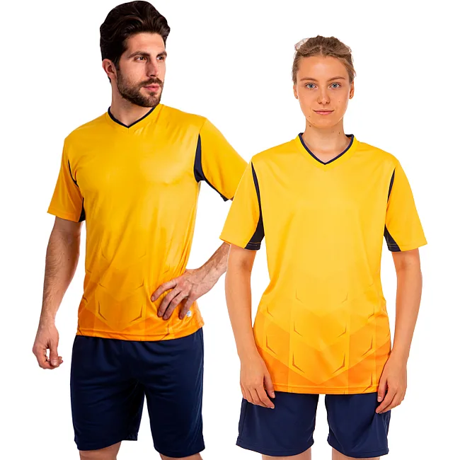 Футбольна форма
 комплект футболка та шорти SP-SPORT

 Rhomb 11-F (Жовтий-синій)