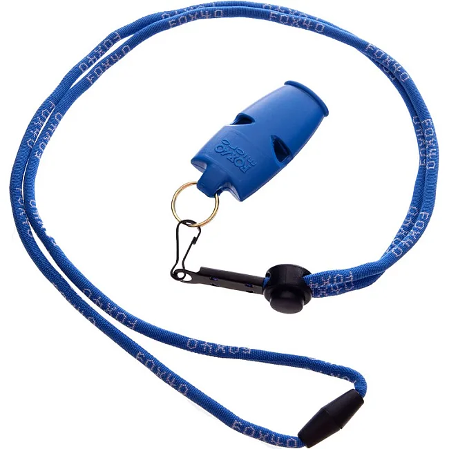 Свисток спортивний суддівський пластиковий зі шнурком WHISTLE MICRO SAFETY FOX40
-9513