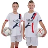 Футбольна форма дитяча із символікою клубу
 PSG гостьова 2024 SP-SPORT

 CO-3710 115-160

см (Білий)