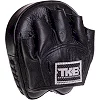 Мини-лапа боксерская изогнутая тренировочная кожа TOP KING Professional TKFMP 16x15x5см 2штуки (Синий)