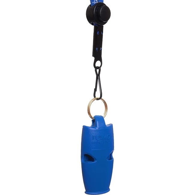 Свисток спортивний суддівський пластиковий зі шнурком WHISTLE MICRO SAFETY FOX40
-9513