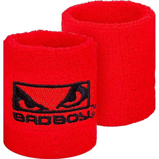 Спортивный напульсник
 впитывающий влагу BAD BOY
BC-5762 1шт (Белый)