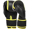 Распродажа! Перчатки для бокса PU HARD TOUCH BO-4250 (Черный-золотой)