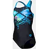 Купальник закрытый для девочек Arena MULTI PIXELS SWIMSUIT SWIM PRO