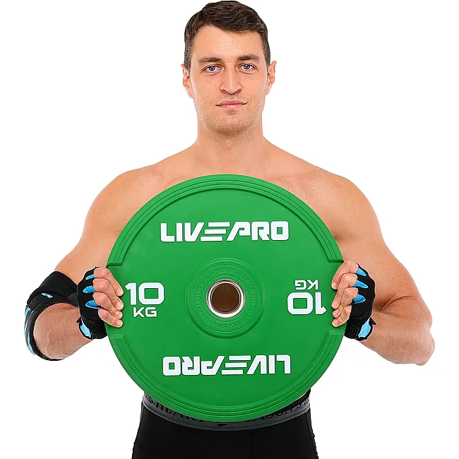 Бамперный диск резиновый

 LiveUp LP8332-10 ø50.5мм 10кг