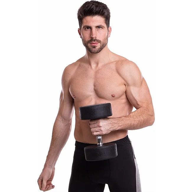 Гантель профессиональная
 с полиуретановым покрытием TECHNOGYM LN-1254-17_5 1шт 17,5кг