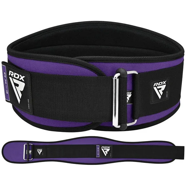 Пояс для тяжелой атлетики RDX RX3 EVA Curve неопреновый PURPLE