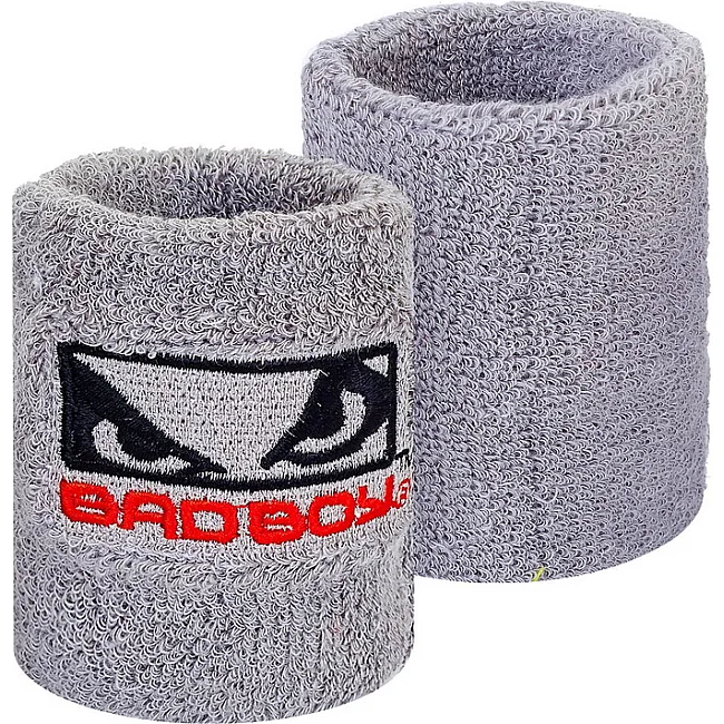 Спортивный напульсник
 впитывающий влагу BAD BOY
BC-5762 1шт (Белый)