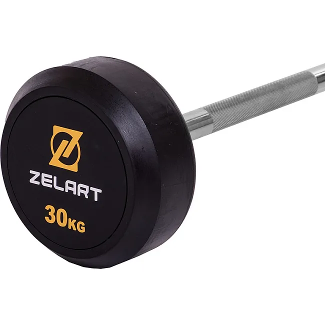 Штанга нерозбірна з фіксованою вагою пряма
 ZELART

 TA-2685-30 довжина-95см 30кг