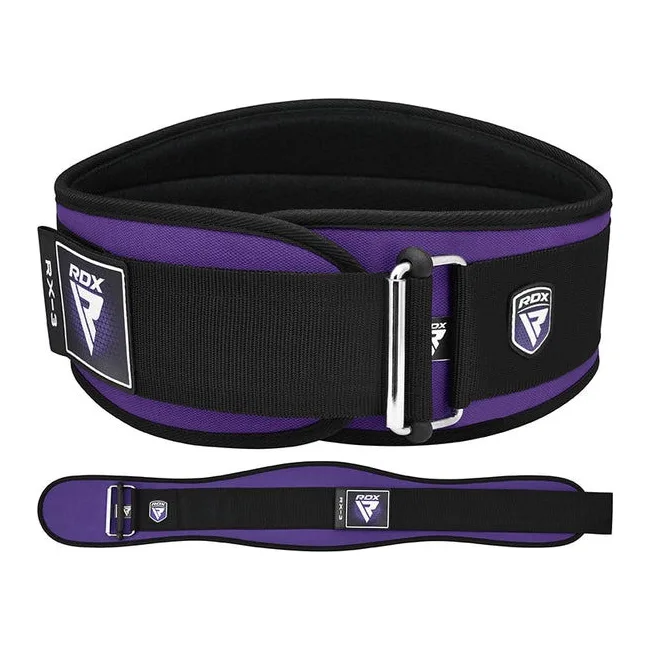Пояс для тяжелой атлетики RDX RX3 EVA Curve неопреновый PURPLE