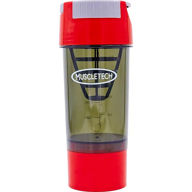 Шейкер для спортивного питания с отсеком для протеина MUSCLETECH SP-SPORT
 FI-7016 500+100мл