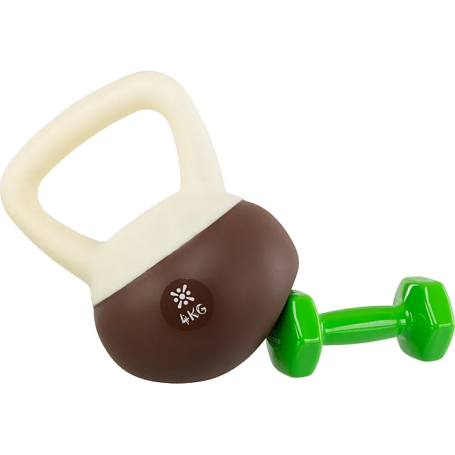 Гиря мягкая BLOOM SOFT KETTLEBELL LB7012-4 вес 4кг (Красный-зеленый)