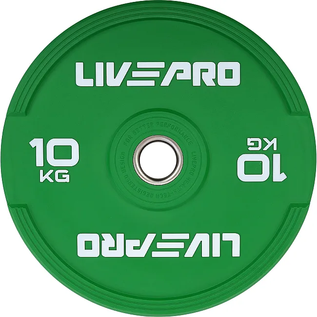 Бамперный диск резиновый

 LiveUp LP8332-10 ø50.5мм 10кг