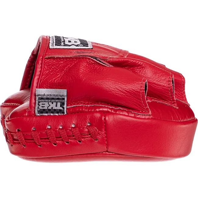 Мини-лапа боксерская изогнутая тренировочная кожа TOP KING Professional TKFMP 16x15x5см 2штуки (Синий)
