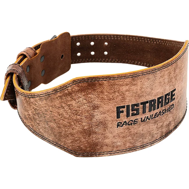 Пояс для тяжелой атлетики кожа
 FISTRAGE VL-6049 спинка-15см (Коричневый)