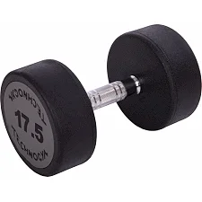 Гантель профессиональная с полиуретановым покрытием TECHNOGYM LN-1254-17_5 1шт 17,5кг