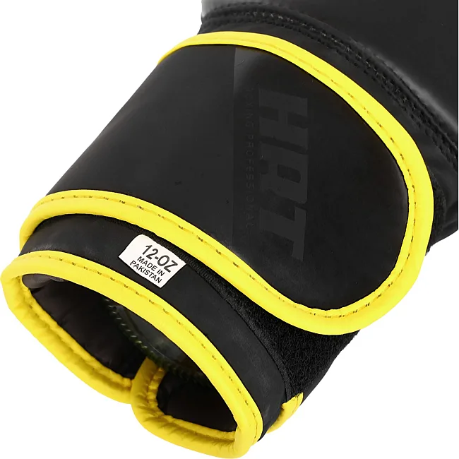 Распродажа! Перчатки для бокса PU HARD TOUCH BO-4250 (Черный-золотой)