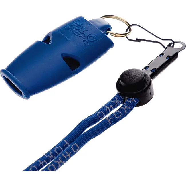 Свисток спортивний суддівський пластиковий зі шнурком WHISTLE MICRO SAFETY FOX40
-9513