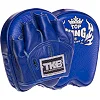 Мини-лапа боксерская изогнутая тренировочная кожа TOP KING Professional TKFMP 16x15x5см 2штуки (Синий)