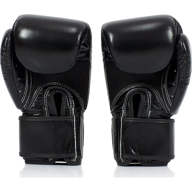 Боксерські рукавиці Fairtex BGV1 Black (бинти в комплекті)