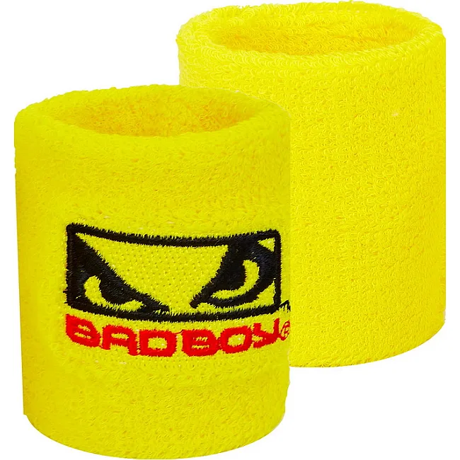 Спортивный напульсник
 впитывающий влагу BAD BOY
BC-5762 1шт (Белый)