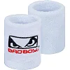 Спортивный напульсник впитывающий влагу BAD BOYBC-5762 1шт (Белый)