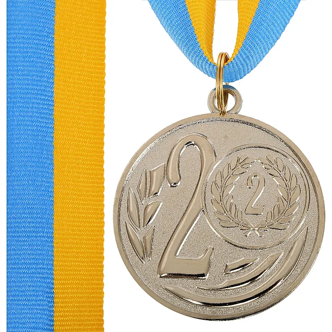 Медаль спортивна зі стрічкою SP-SPORT
 WREATH C-1489-5 ø5см (Золотий)