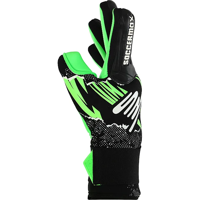 Воротарські рукавички
 професійні із захистом пальців SOCCERMAX FB-8244
 7-11 (Чорний-жовтий)