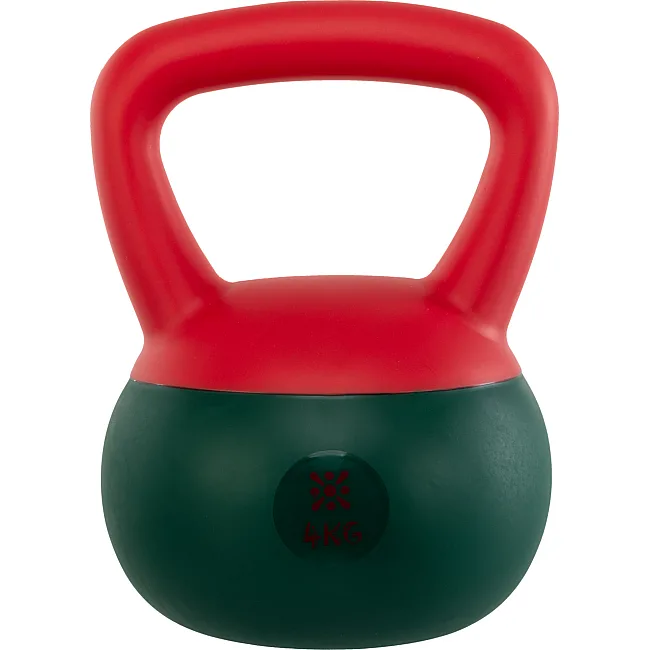 Гиря мягкая BLOOM SOFT KETTLEBELL LB7012-4 вес 4кг (Красный-зеленый)