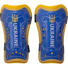 Щитки для футболу UKRAINE FB-4888 (Блакитний жовтий)