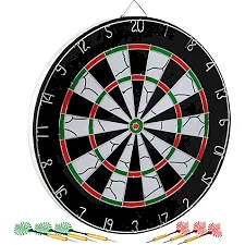 Дартс из Флока Flocked 6 дротиков и мишень BAILI BL-18011 18"х1" (46х2,5см)