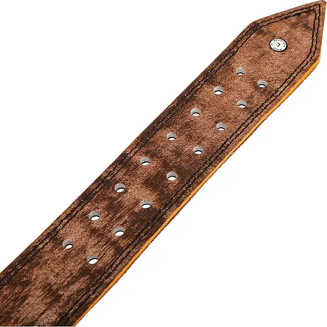 Пояс для тяжелой атлетики кожа
 FISTRAGE VL-6049 спинка-15см (Коричневый)