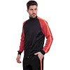 Спортивная кофта на молнии LIDONG LD-6803 (Черный-оранжевый)