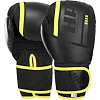 Перчатки для бокса PU HARD TOUCH BO-4250 (Черный-желтый)