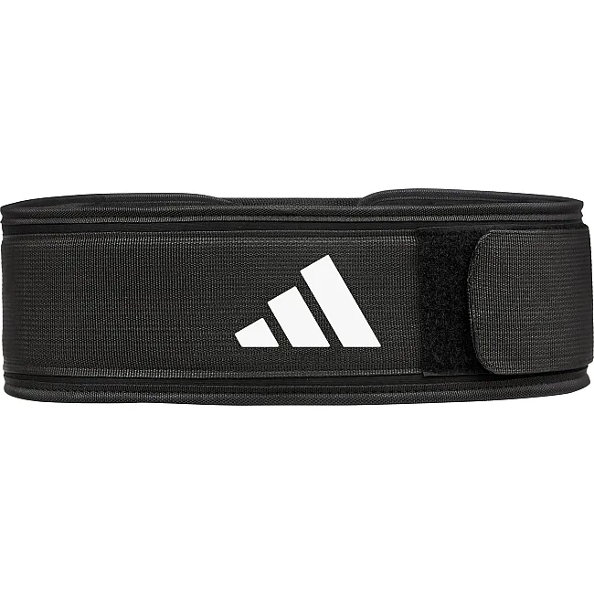 Пояс для тяжелой атлетики Adidas Essential Weightlifting Belt черный S (72,4 – 85 см)